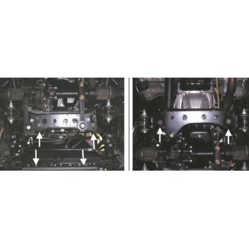 Защита двигателя Toyota Land Cruiser Prado 120 2002-2009 1-1