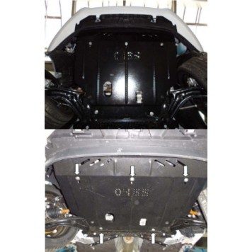 Защита двигателя Ford Fiesta VII EcoBoost 2012-2017 1-1