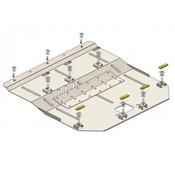 Захист двигуна Mini Cooper (F56) 2014-