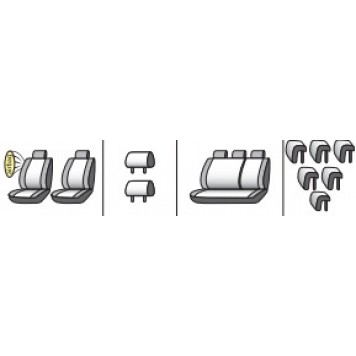 Чехлы на сиденья Volkswagen Jetta 2010-9