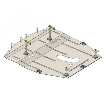 Защита двигателя Nissan Rogue 2007-2020