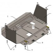 Защита двигателя Kia Cerato III 2013- Защита двигателя Kia Cerato III 2013-