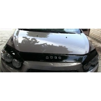 Дефлектор капота Chevrolet Aveo 2011-