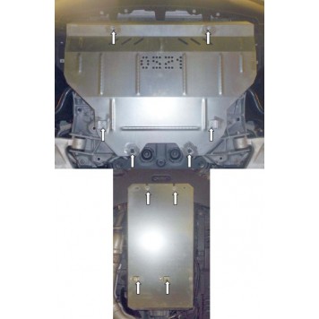 Защита двигателя Infiniti FX 30D/FX 37 2009--1