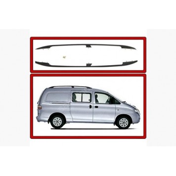 Рейлінги для Hyundai H200, H1, Starex 1998-2007 Пластикові ніжки хром
