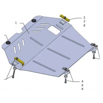 Захист двигуна Opel Meriva A 2002-2010