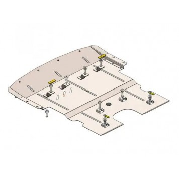Защита двигателя BMW 5-й серії 520i F10 2010-