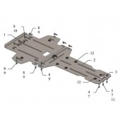 Захист двигуна Mercedes-Benz W 211 E280 2002-2008