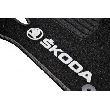 Текстильні килимки в салон для Skoda Rapid (2012)-5