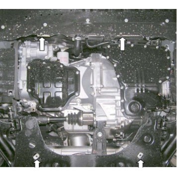 Захист двигуна Nissan Note 2005-2013 3-2