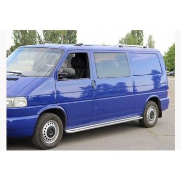 Рейлинги на крышу Volkswagen T4 Transporter  короткая база, пластиковые ножки 