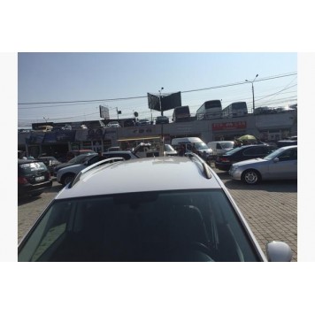 Рейлинги на крышу Volkswagen Sharan 2010 металлическая ножка-1