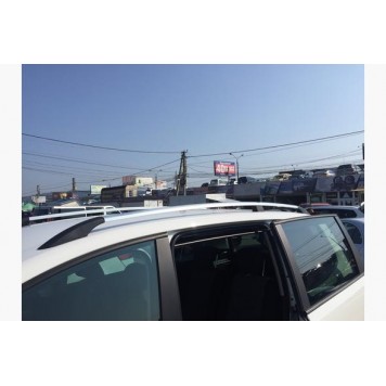 Рейлинги на крышу Volkswagen Sharan 2010 металлическая ножка-2