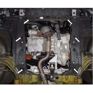 Захист двигуна Opel Zafira Tourer С 2011--2