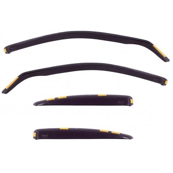 Дефлектори вікон Mercedes W-211 2003-2009 4D Sedan
