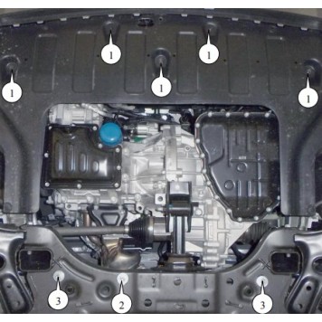 Захист двигуна Kia Rio ІV 2017--1