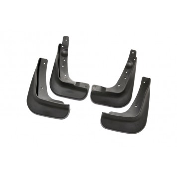 Бризковики для Mitsubishi Lancer X з 2007 без обвіса (4шт)