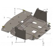 Захист двигуна Hyundai I-30 2016-2017 Захист двигуна Hyundai I-30 2016-2017