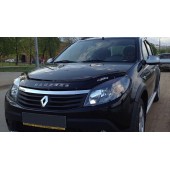 Дефлектор капота для Renault Sandero 2008-2013