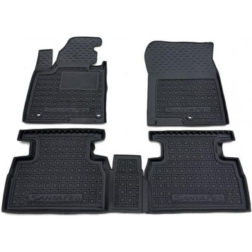 Автомобільні килимки в салон для Hyundai Santa-Fe (2018>) (3-й ряд)