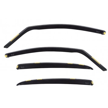 Дефлектори вікон Peugeot 407 4D 2004-> Sedan