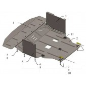 Захист двигуна Hyundai I-40 2011- 1