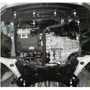 Захист двигуна Hyundai I-40 2011- 1-2