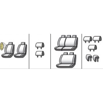 Чохли на сидіння Volkswagen Caddy 2004-2010-9