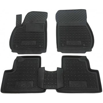 Автомобільні килимки в салон для Opel Zafira С-D (5 місць) (2011>)