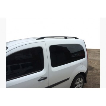 Рейлинги на крышу Renault Kangoo 2008-2019 стандартная база, чугунные ножки хром