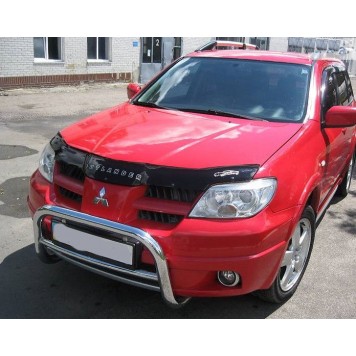 Дефлектор капота Mitsubishi Outlander 2001-2007