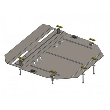 Защита двигателя Honda CR-V IV 2015-2016 1