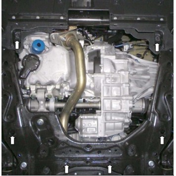 Защита двигателя Honda CR-V IV 2015-2016 1-1