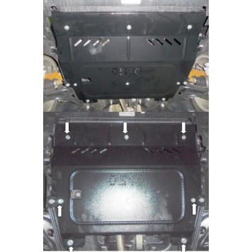 Защита двигателя Citroen C-Elysee 2013-2017-1