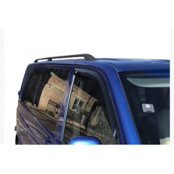 Рейлинги на крышу Volkswagen T5 Caravelle 2004-2010 короткая база, пластиковые ножки 