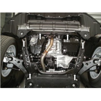 Захист двигуна Toyota Highlander 2008-2013-2