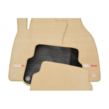 Текстильні килимки в салон для Audi A6 С6 (2006-2011) Premium-6