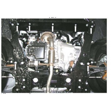 Защита двигателя Peugeot Expert 2007-2016 1-2