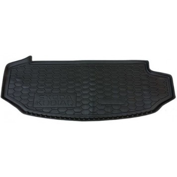 Автомобільний килимок в багажник Skoda Kodiaq 2017- (7 місць) короткий