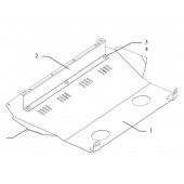 Захист двигуна ВАЗ 2170 «Пріора» 2007-