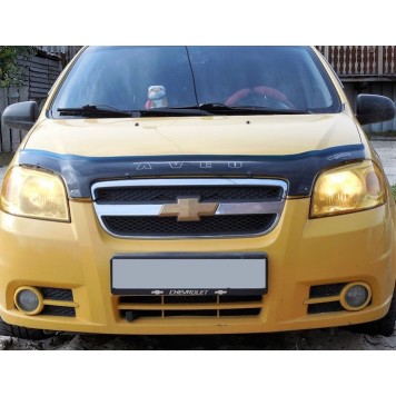 Дефлектор капота Chevrolet Aveo 2006-2011 