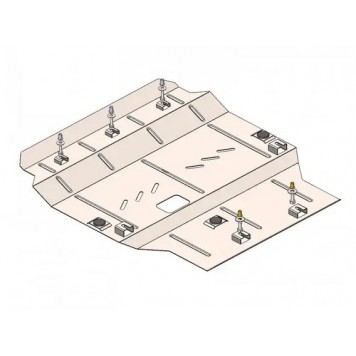 Захист двигуна Haval H2 2014-