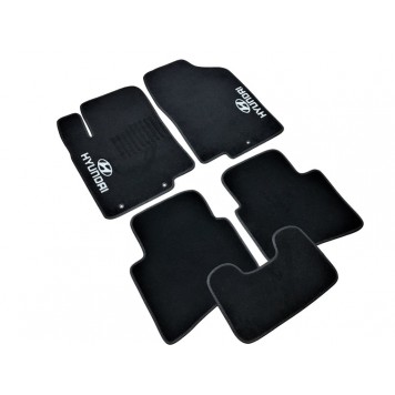 Текстильні килимки в салон для Hyundai Accent (2011) (Solaris)
