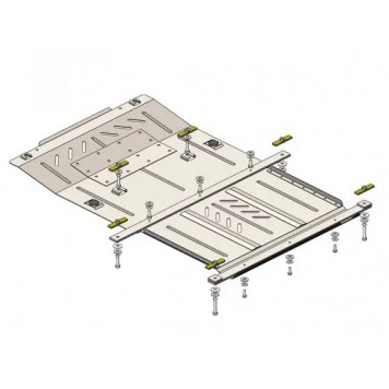 Захист двигуна Ford Mustang EcoBoost 2015-