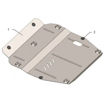 Защита двигателя Ssаng Yong Korando 2010-