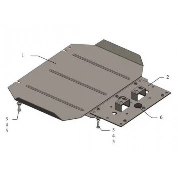 Захист двигуна Mitsubishi L200 2006-2014 2