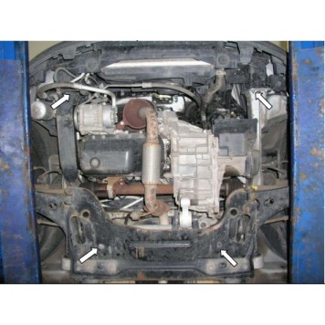 Защита двигателя Ford Fiesta VI 2001-2008-3