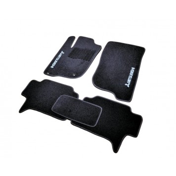 Текстильні килимки в салон для Mitsubishi Pajero Sport (2008-2015)-1