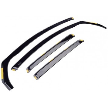 Дефлекторы окон Opel Astra J 2009 -> 5D Sedan/HTB