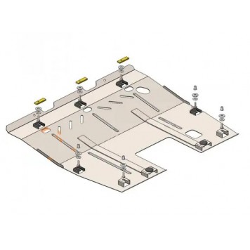 Защита двигателя Citroen Jumpy III 2007-2012 (2.0 HDI)